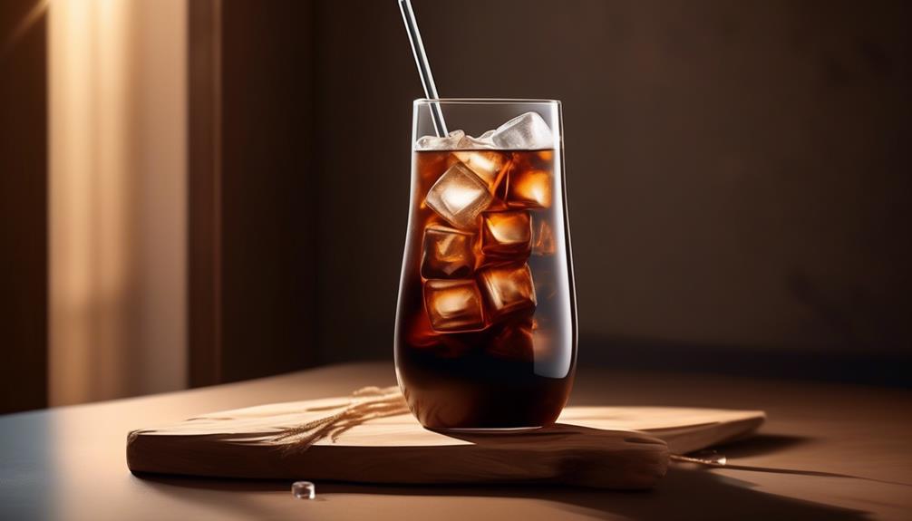 strong smooth concentrated coffee