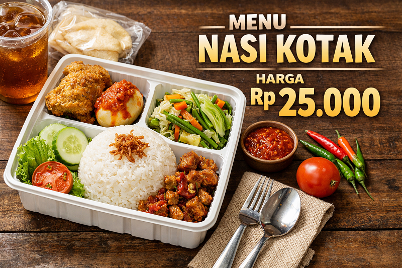 Menu nasi kotak harga 25000