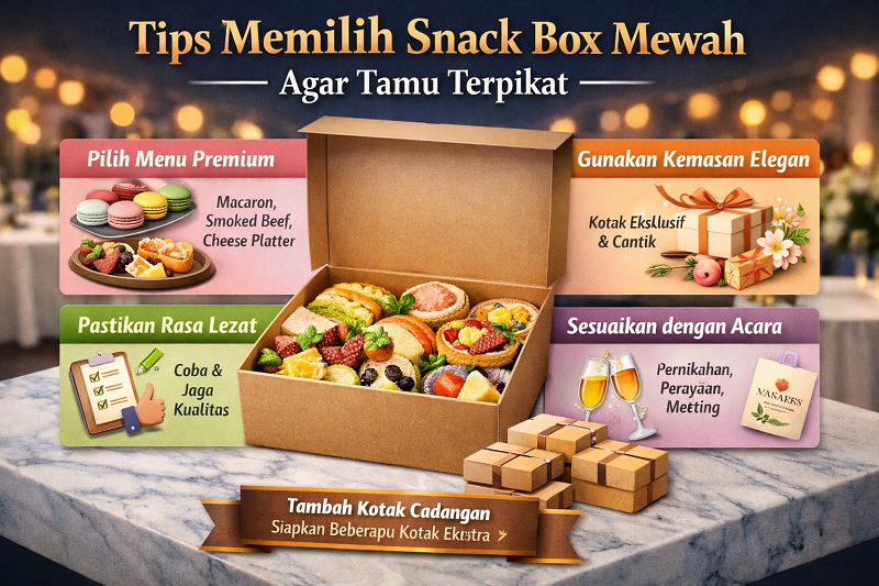Tips Memilih Snack Box Mewah Agar Tamu Terpikat